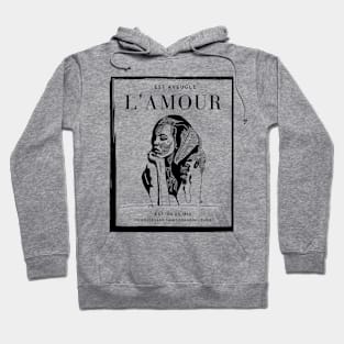 L`Amour Love Frensh Art Hoodie